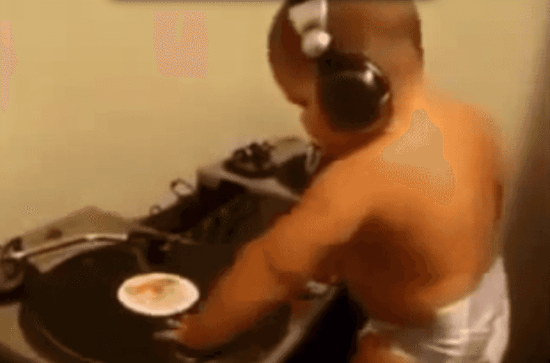 WATCH: Cute baby drops some sick beats