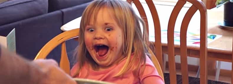 This thrilled toddler’s reaction to her fairy princess-themed pancakes will make your day