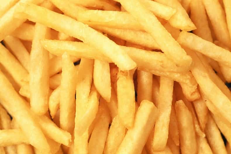 This vending machine offers 24-hour access to hot chips