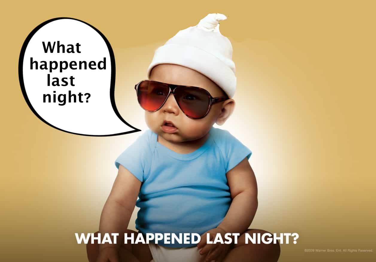 The Hangover: 10 ways that being UP all night still resembles being OUT all night