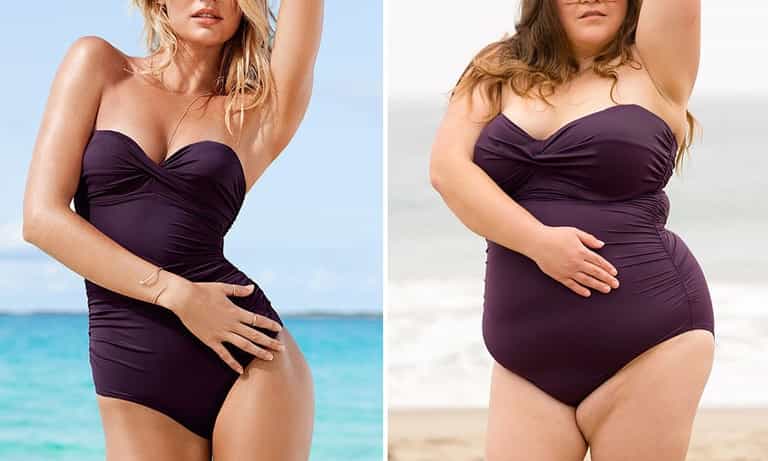 Non-models in Victoria’s Secret swimwear? Day. Made.