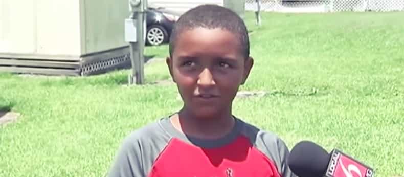 The 10-year-old who saved two children from a burning mobile home