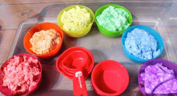 Kids will love this homemade CLEAN rainbow mud, and so will you