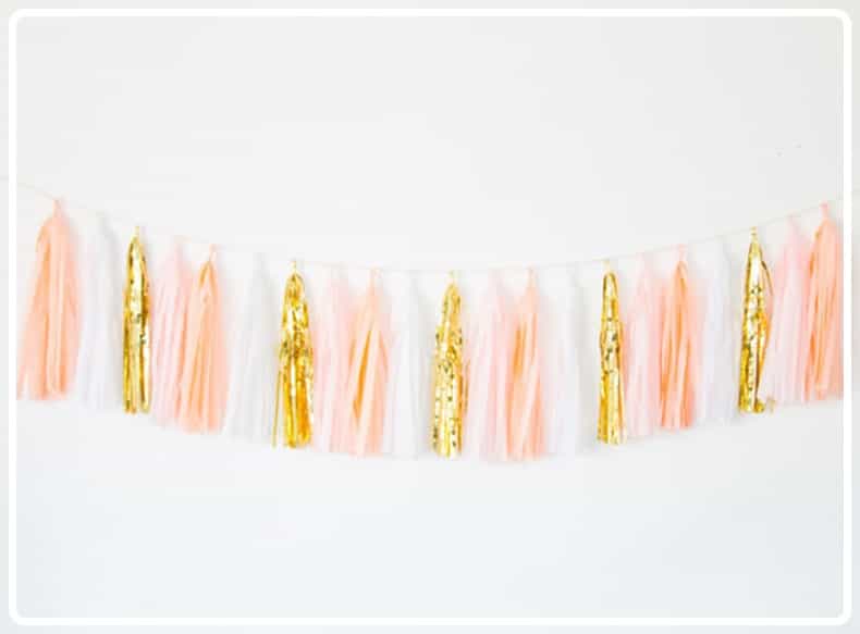 Party DIY: How to make a cute paper garland