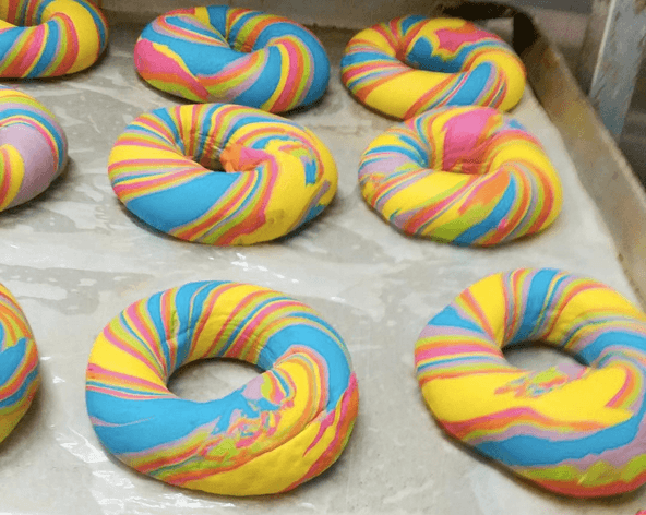 Warning: These Rainbow Bagels Will Give You Serious Breakfast Envy