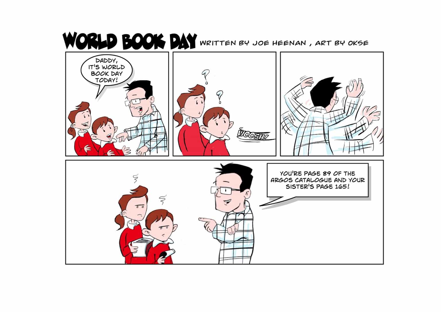 Dad’s Hilarious World Book Day Photo Goes Viral