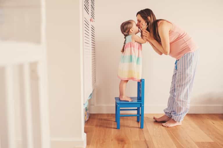 Pregnant mum shares trick to get her daughter to sleep easier and it is too cute