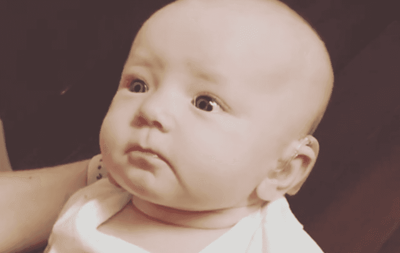 Video of ‘profoundly deaf’ baby hearing mum speak for first time