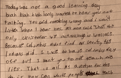 This little kid wrote the sassiest letter to his teacher and it’s GAS