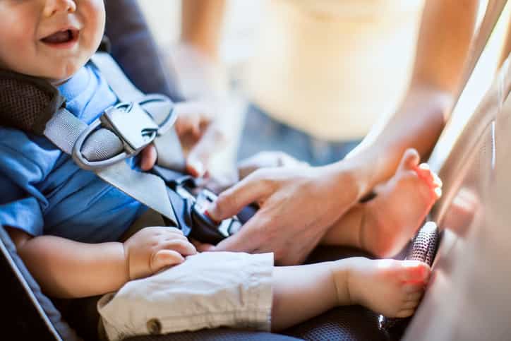 Mum says ‘nagging’ text to husband about son’s car seat may have saved his life
