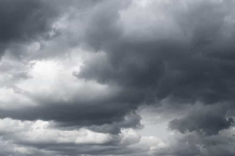 The bad weather continues – with thunder set to strike the country