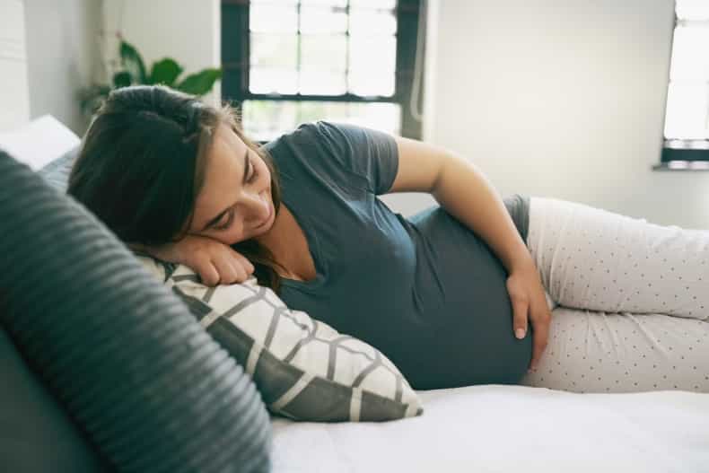 Turns out there IS a right side for sleeping on when you are pregnant