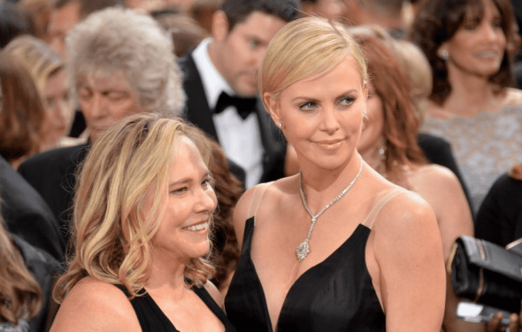 Charlize Theron thinks of her own mum as a parent to her kids and it’s lovely