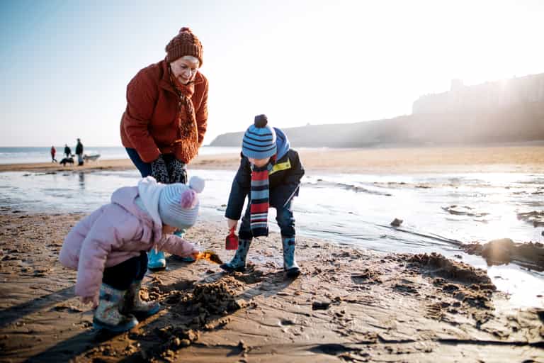Mum sparks debate after admitting her parents look after her three kids 10 hours a day