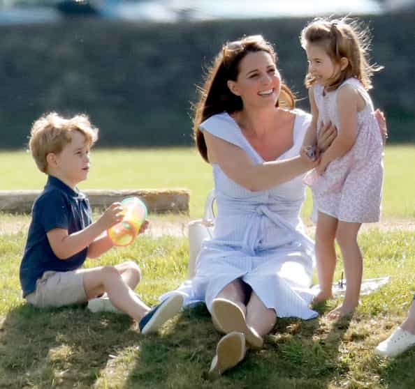 Kate’s face when Princess Charlotte does a handstand is every mum everywhere