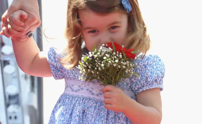 People are obsessing over Princess Charlotte copying the Queen