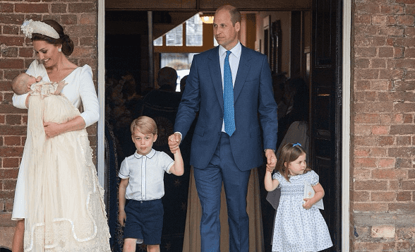 Princess Charlotte made a cheeky joke at her little brother’s christening