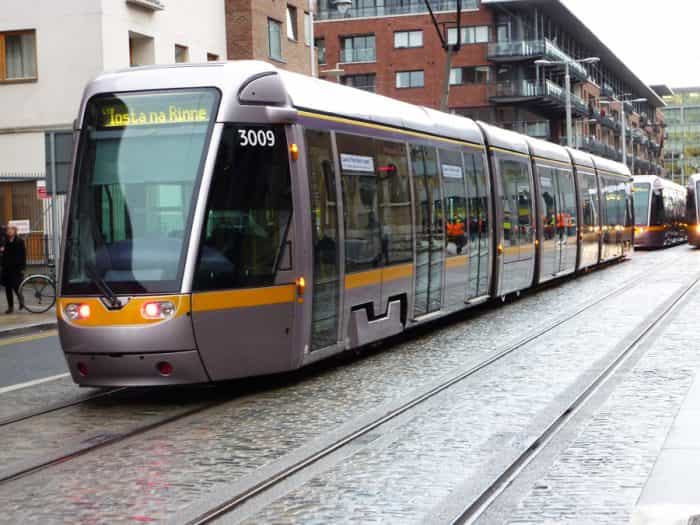 A woman has died after being involved in a Luas collision this morning