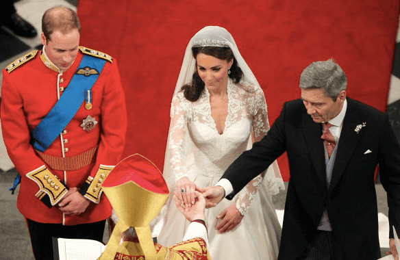 Prince William had a thoughtful comment for Kate’s dad after he walked his daughter up the aisle