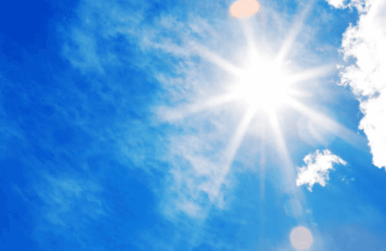 We’re in for a day full of sun, high temperatures and NO rain