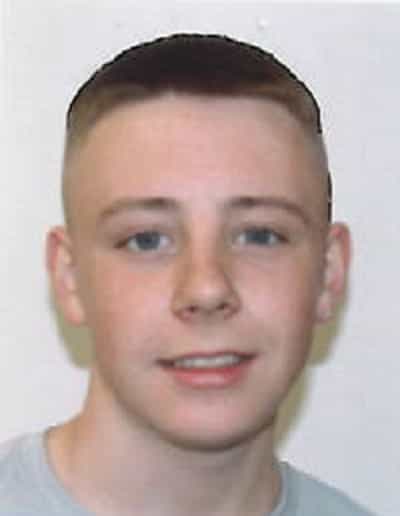 Gardaí are appealing for information on missing Limerick teenager Eric McLoughlin