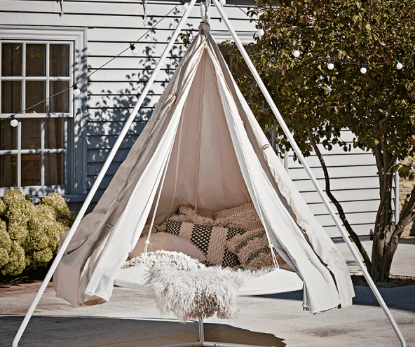 This hanging garden tent will blow your budget (but it’ll be SO worth it!)