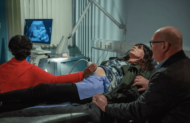 Emmerdale’s Paddy and Chas fear new baby health scare