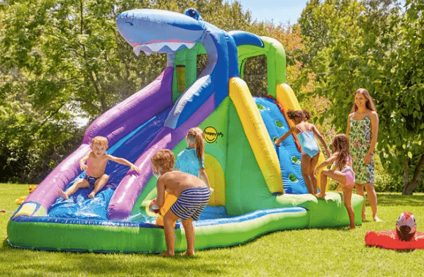 Lidl is selling a giant bouncy castle with a water slide this week
