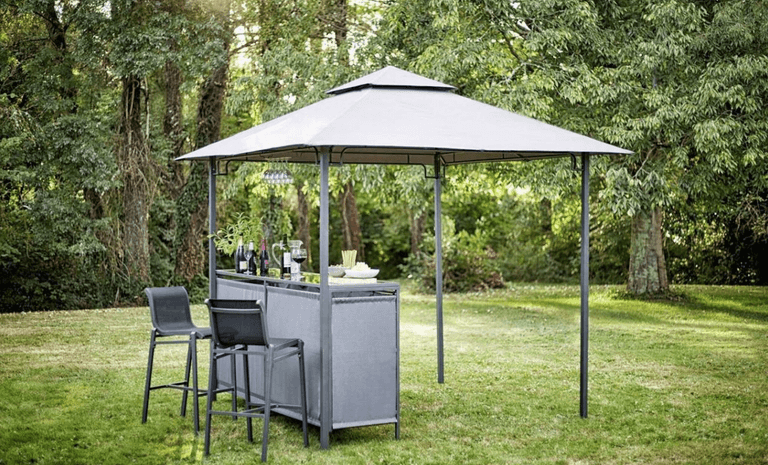 Run! This Argos gazebo with a built-in bar has just been reduced