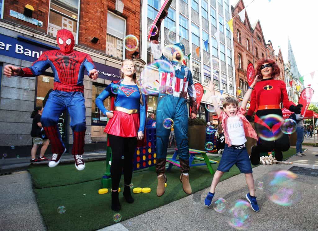 Superheroes take over Dublin this July and August with lots of free events