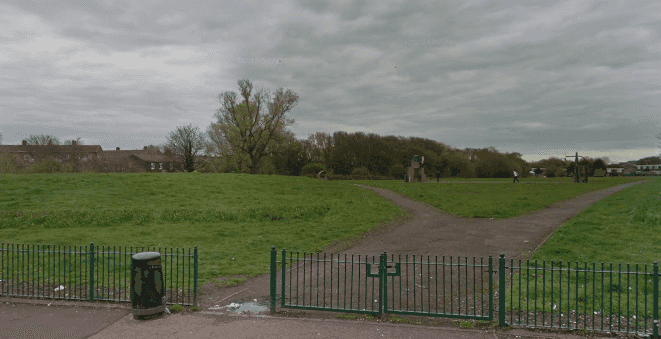Baby seriously injured after being hit in the eye with a golf ball