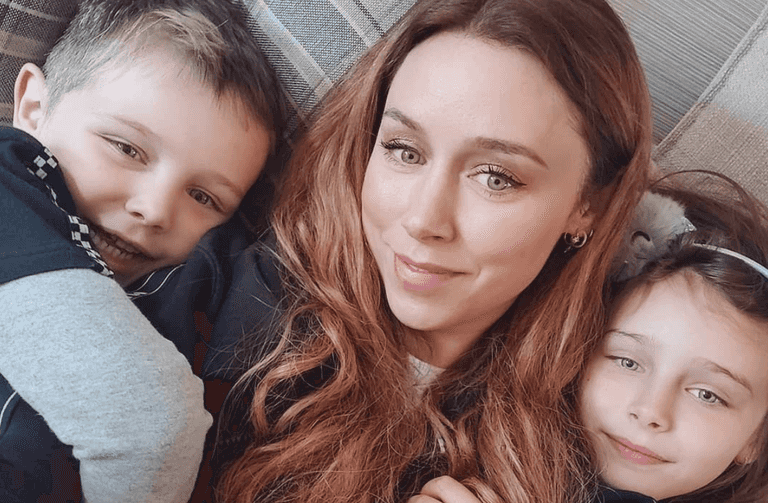 Una Healy and Ben Foden share photos from their son’s first day of school