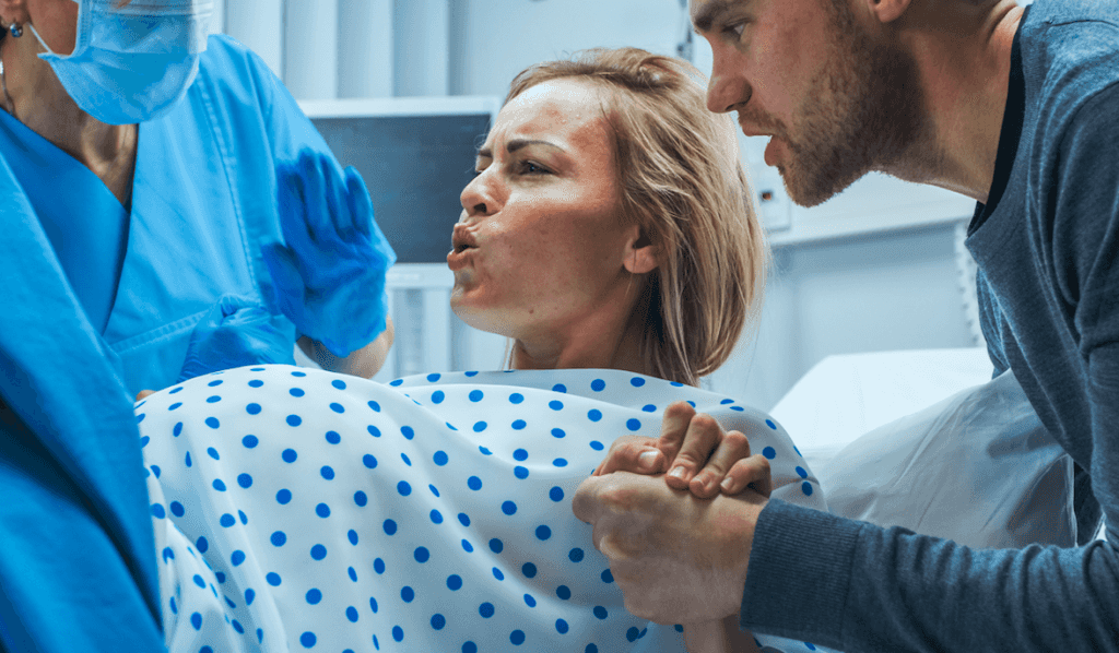 You can now purchase a special selfie stick for when you give birth and seriously, is there a need?