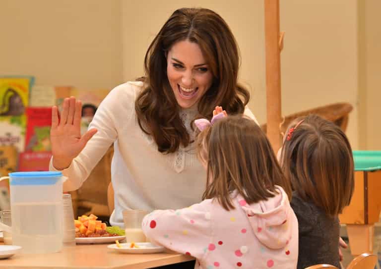 Kate Middleton made a surprise appearance at a London preschool (and even served breakfast!)