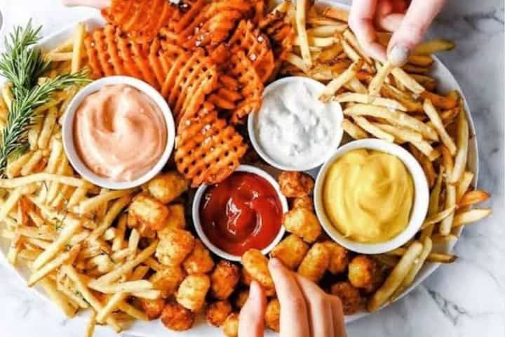 Move over, cheese boards – fries boards are what we’re serving this summer