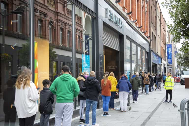 Thanks, Penneys: Significant queues as stores reopen nationwide