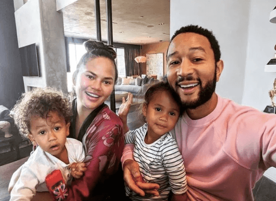 Chrissy Teigen shared pictures of her home-school set up – and can she be OUR teacher?