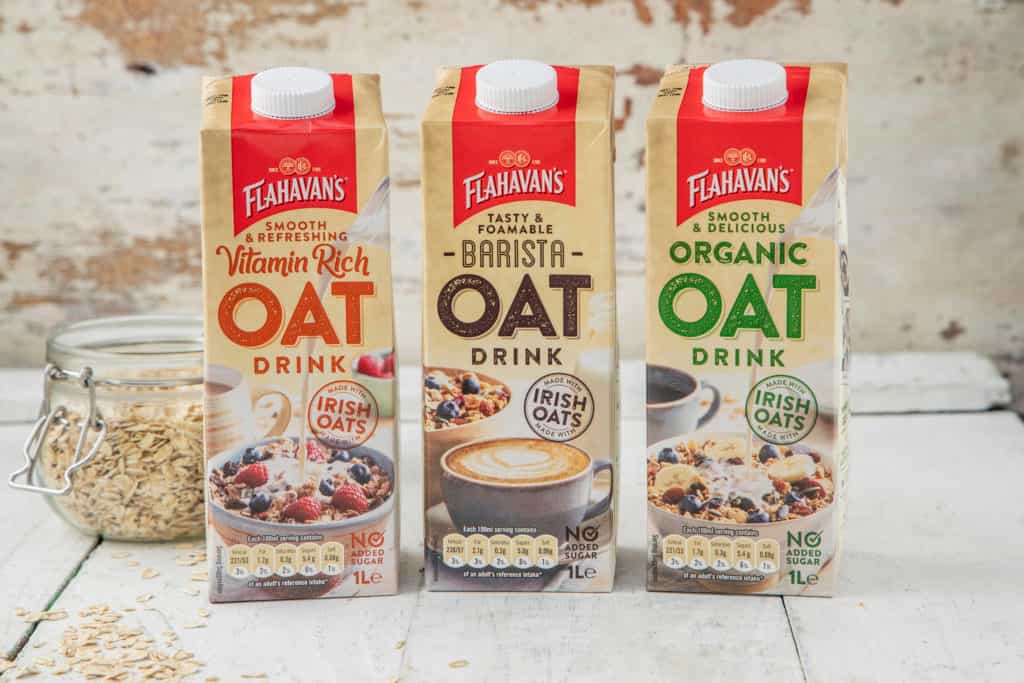 Your latte and morning porridge is about to get an upgrade – meet Flahavan’s new Oat Drink range