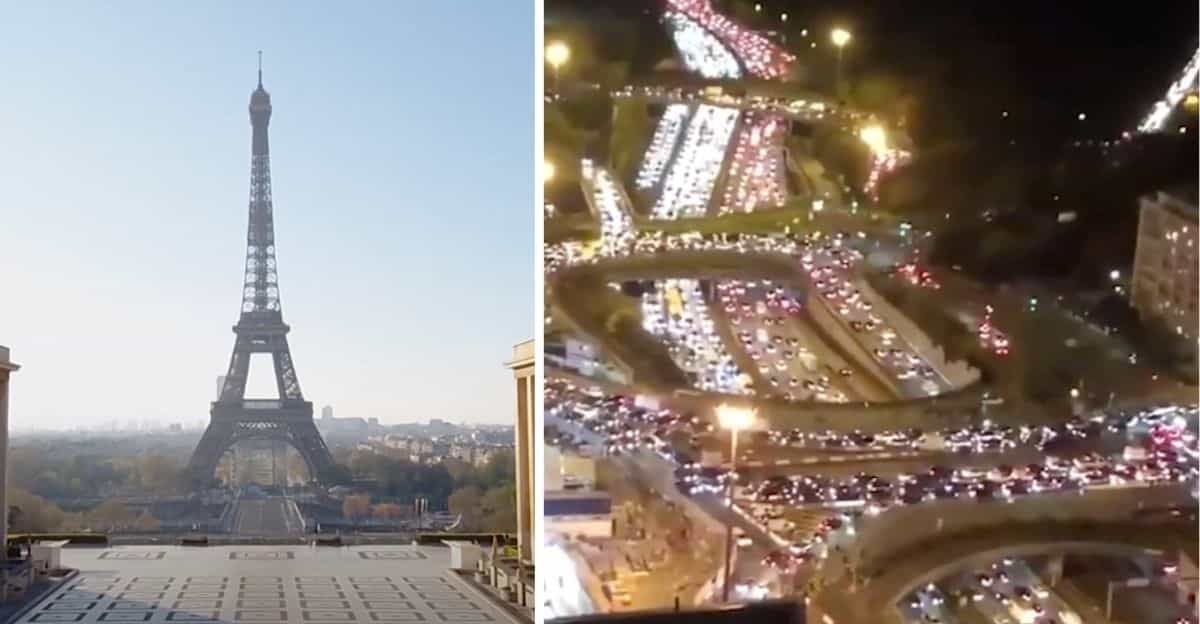 The scene of people fleeing Paris to avoid another lockdown is crazy