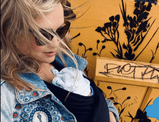 Laura Whitmore confirms birth of first child with Iain Stirling