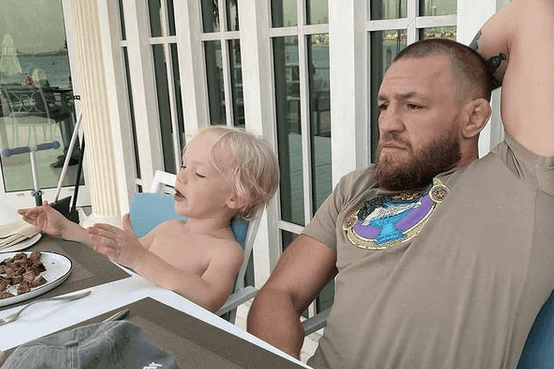 Conor McGregor just told his little boy to punch another child in the mouth