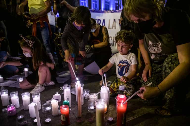 Domestic violence protests continue after discovery of six-year-old girl’s body in Spain Domestic violence protests continue after discovery of six-year-old girl’s body in Spain