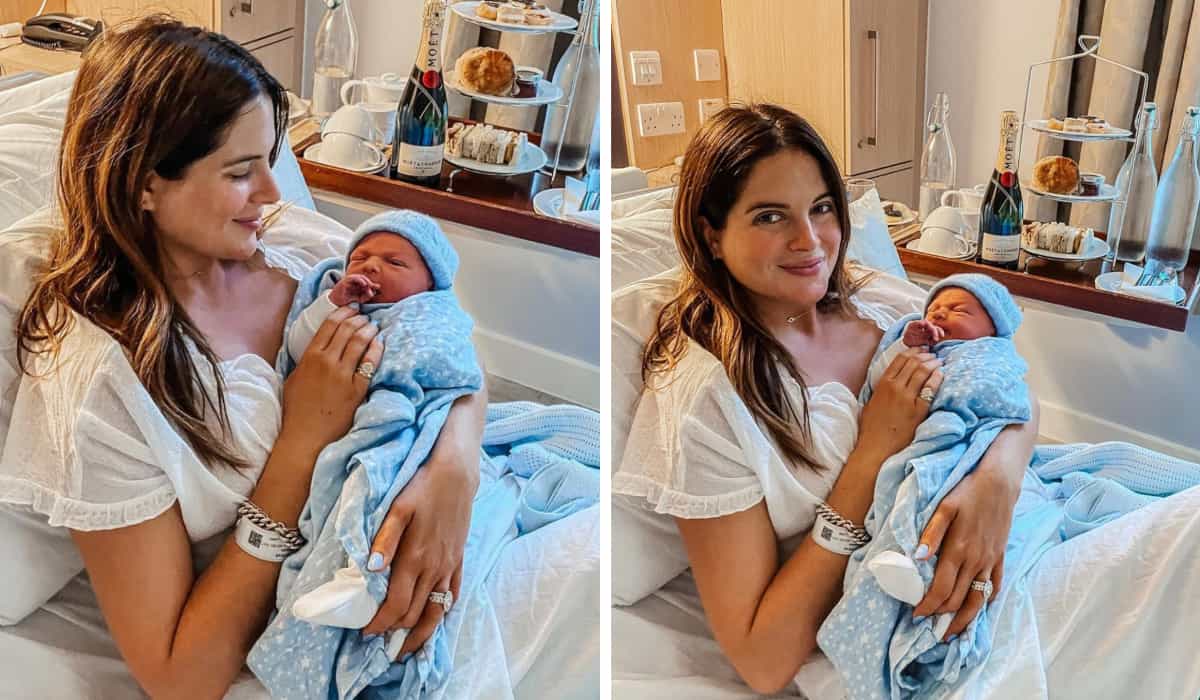 Made in Chelsea’s Binky Felstead shares baby boy’s unusual name