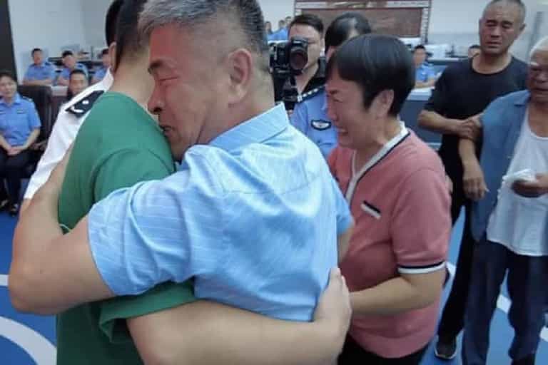 Parents reunited with abducted son after 24 years apart