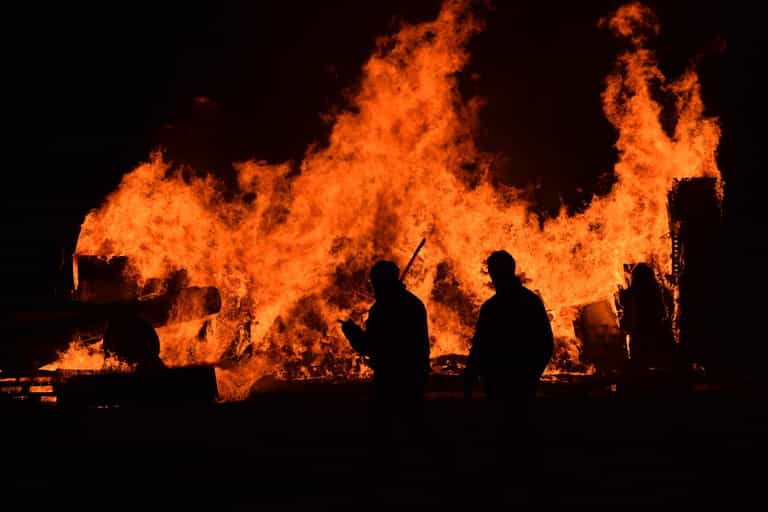 Couple charged after gender reveal blaze kills firefighter