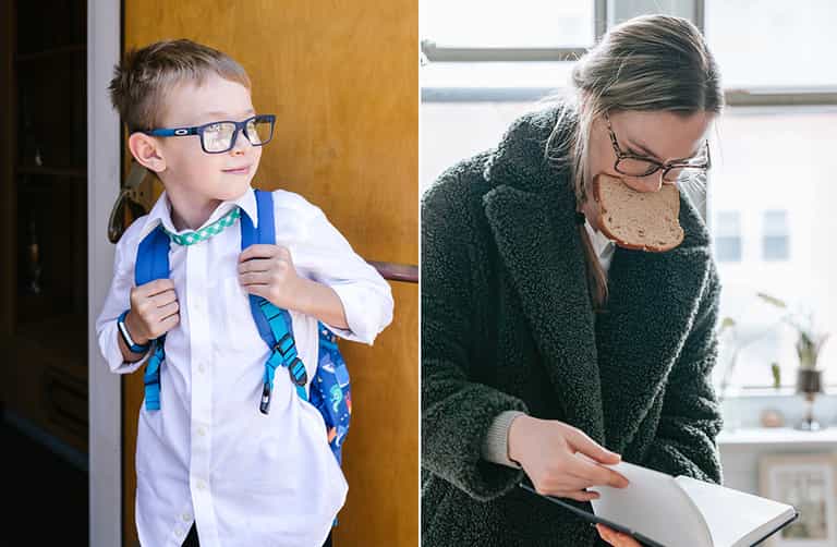 I’m the hot mess mum who didn’t get a photo of her kid on their first day back at school