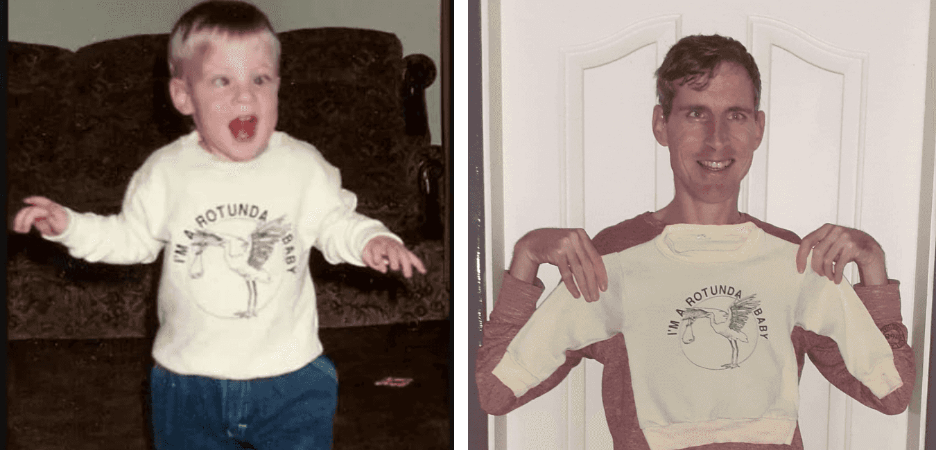 Former Rotunda preemie shares heartwarming throwback reenactment photos