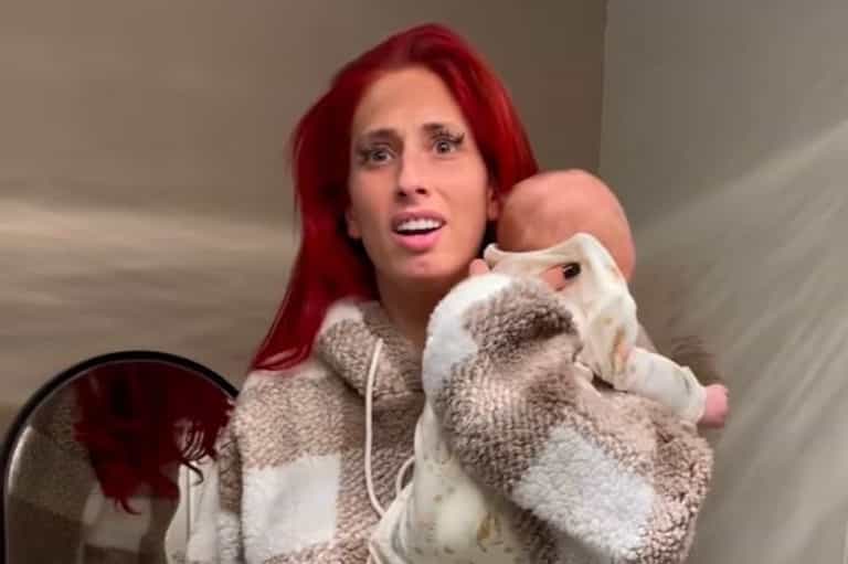 Stacey Solomon mortified after walking around shop in see through leggings Stacey Solomon mortified after walking around shop in see through leggings