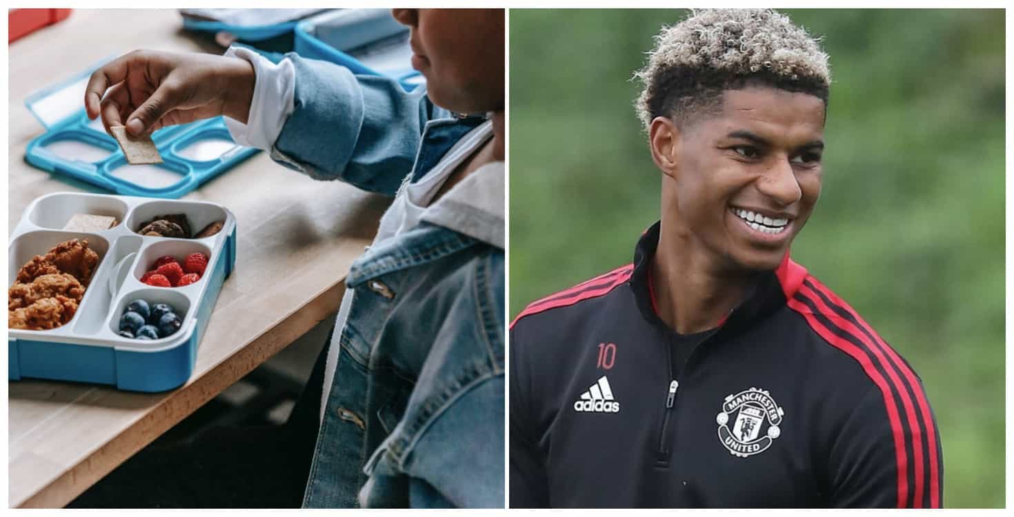 Footballer Marcus Rashford hits back at school refusing to feed children ‘in debt’