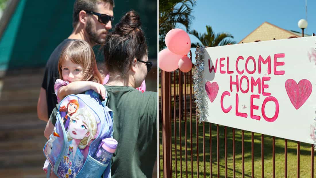 “Falling asleep in her mother’s arms”: Police give update on Cleo Smith